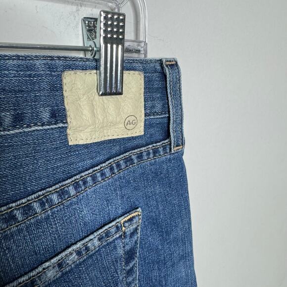 AG‎ Adriano Goldschmied Ex-Boyfriend Slim Jeans 28R Distressed Stretch Blue - Picture 7 of 16